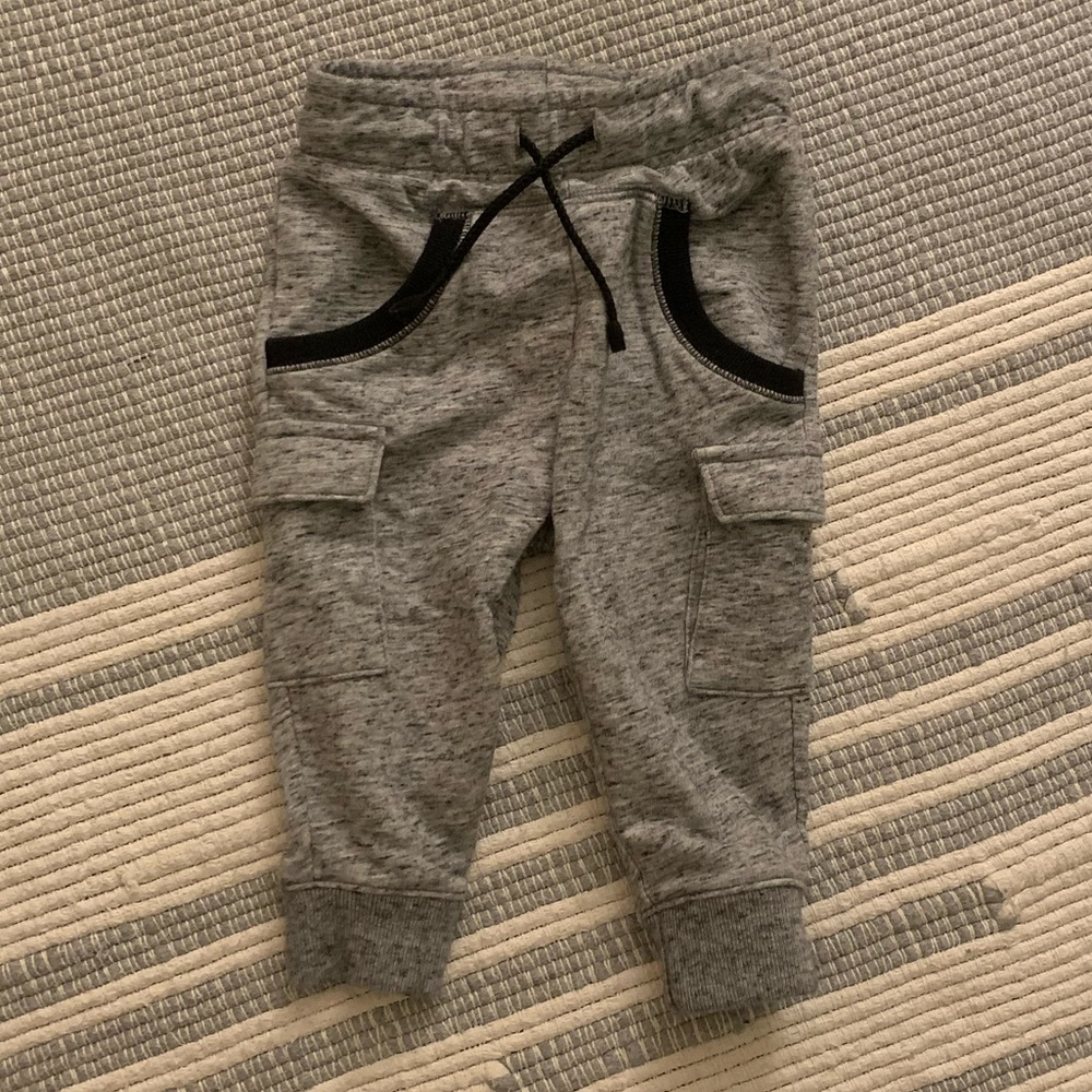 Black and Gray Cargo-Style Joggers, Cat & Jack